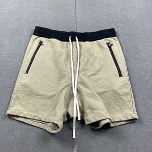 Fear of‎ God Essentials Mens Shorts Small Beige Drop Crotch Streetwear Sweat